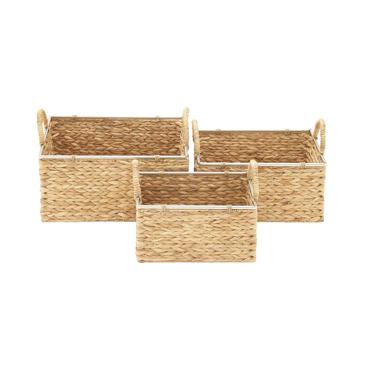Sea Grass Contemporary Storage Basket Set